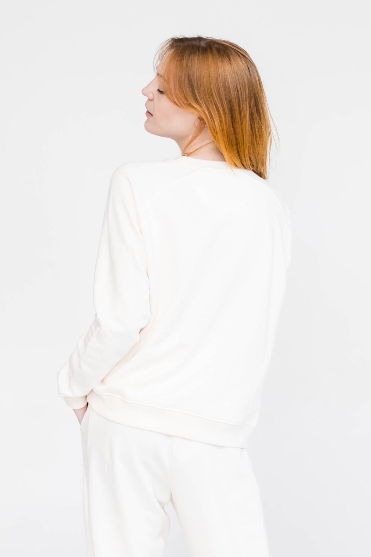 Mila Crew Neck Sweatshirt | Human | Cloud