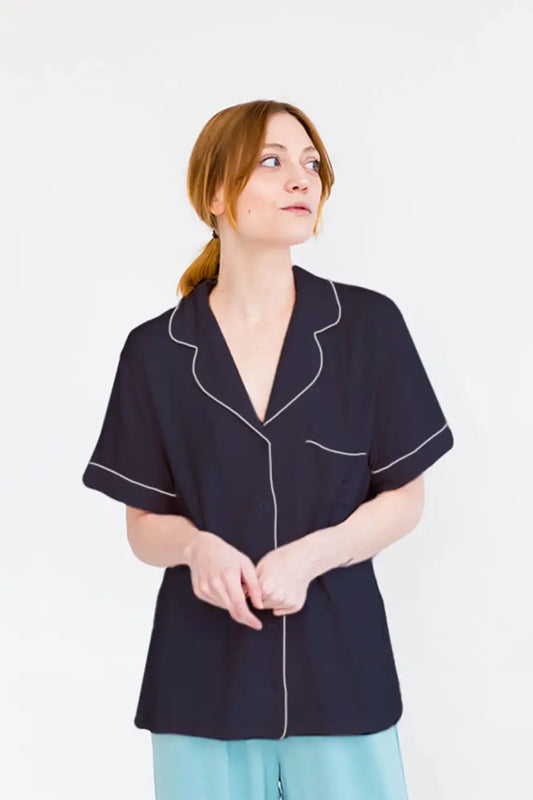Calla Sleep Shirt | Gray Dawn