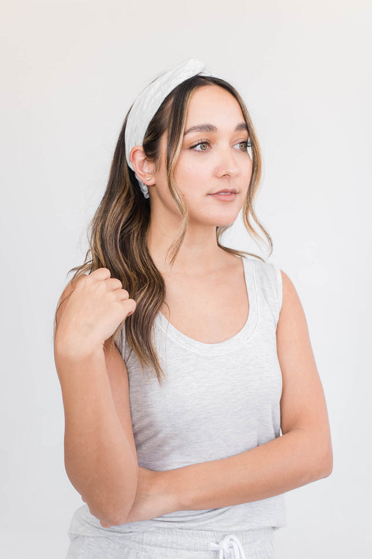 Erica Headband | Pebble Grey