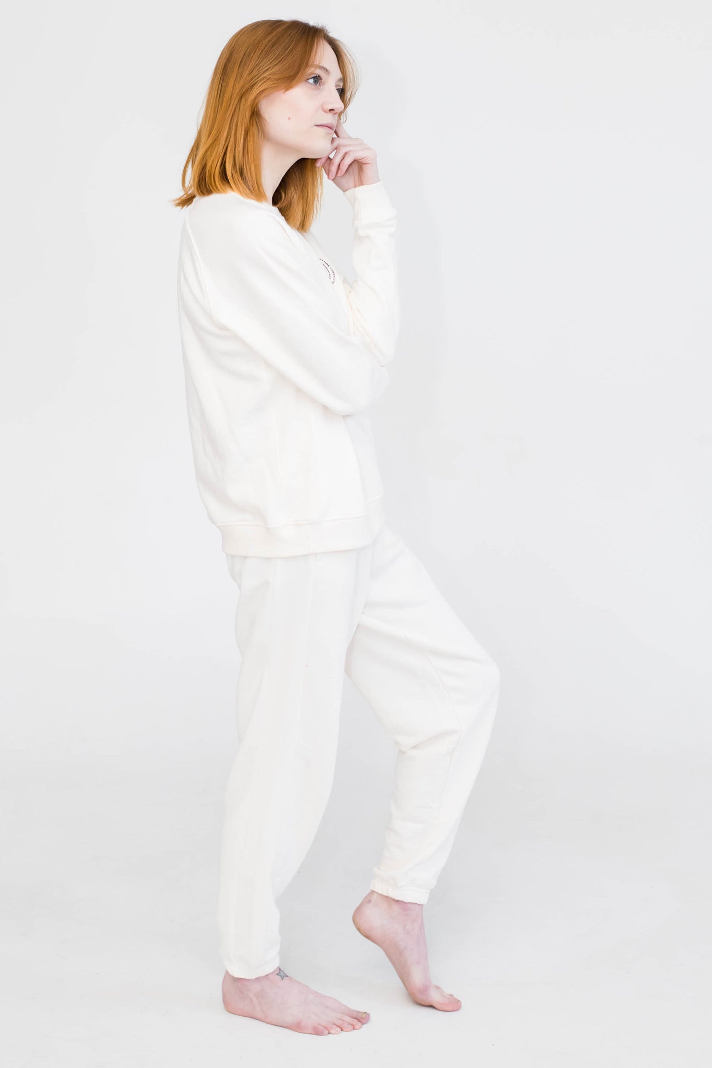 Mila Crew Neck Sweatshirt | Human | Cloud