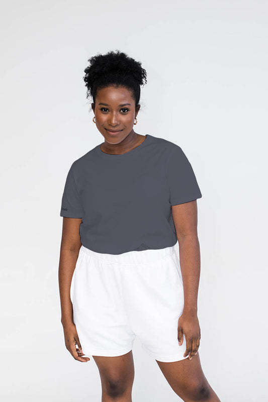 Lilac Classic T-Shirt | Mindfulness x Gratitude | Gray Dawn