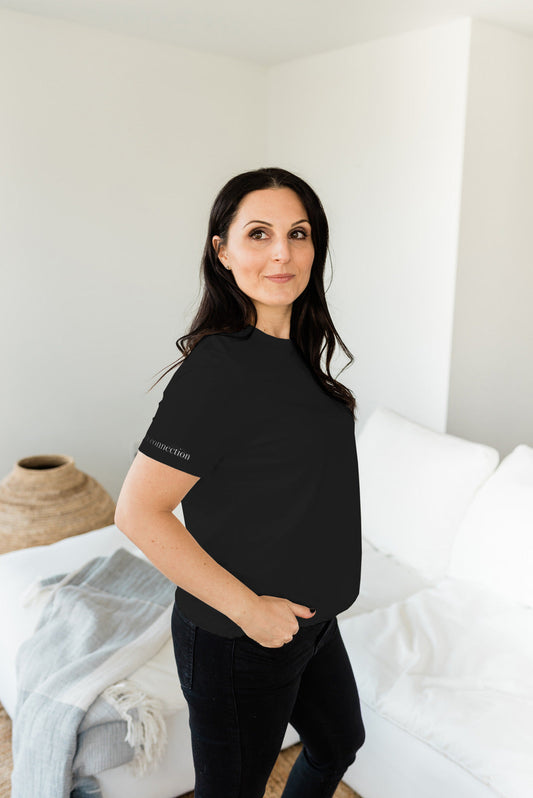 Lilac Classic T-Shirt | Human x Connection | Black