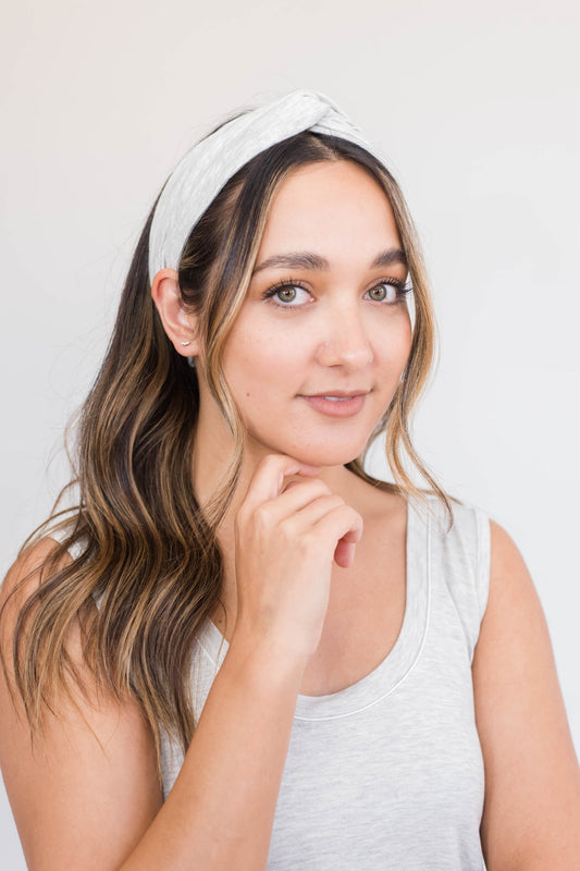 Erica Headband | Pebble Grey