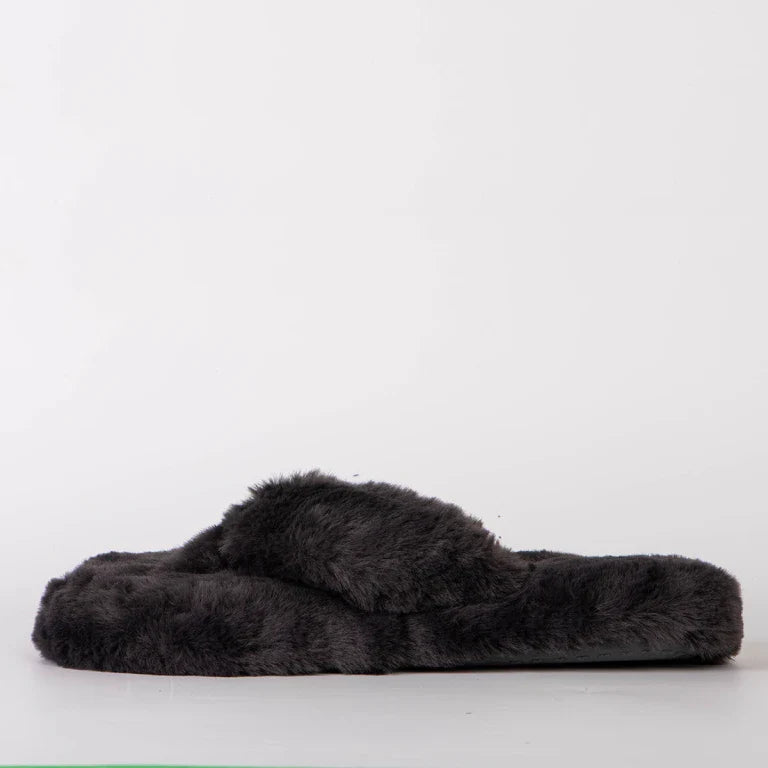 Charcoal | Recycled Cottontail Flip Flop Slippers